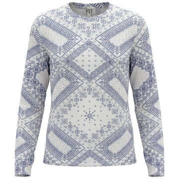 FYI Girls Top With Mosaic Tile Print