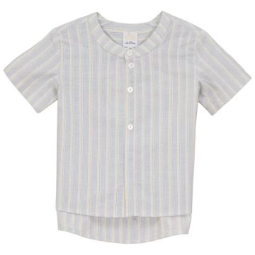 Clo Boys Shirt In Cotton Striped Fabric 