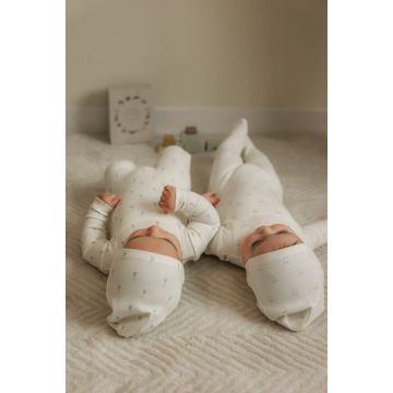 Whipped Cocoa Baby Bow/Sail Boat Print Onesie and Hat 