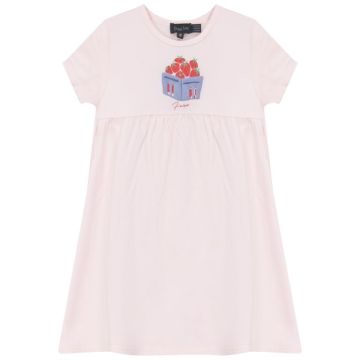 Puddles 'Berry Box' Girls Dress Pink Sorbet