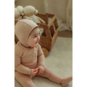 Bebe Bella Baby Modal Embossed Cherry Layette Light Maple