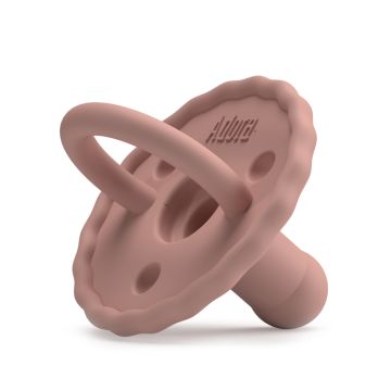 Adora Scalloped Pacifier Mauve