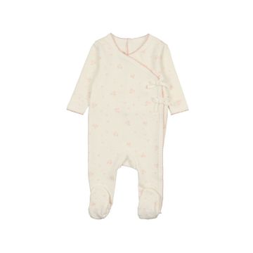 Mon Tresor Scattered Blossoms Footie