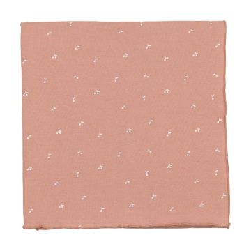 Lil Legs SCATTERED CHERRY COTTON BLANKET APRICOT 