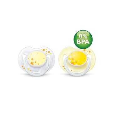 Avent Night Time Pacifier - Newborn (0-6 months) | SCF176/18