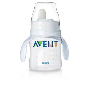 Avent Baby Bottle to First Cup Trainer - 4+ Months | Clear
