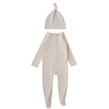 Mon Cheri Striped Footie