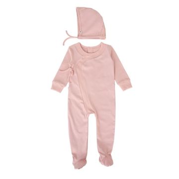 Mon Cheri Ribbed Wrap Footie