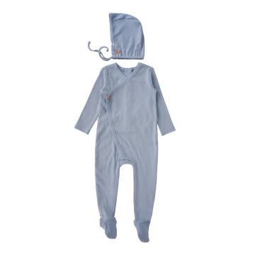 Mon Cheri Wrap Botton Footie