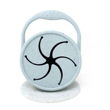 Three Hearts Silicon Collapsible Snack Cup