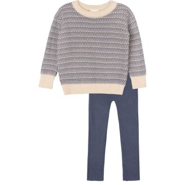 Looms Distressed Knit Toddler Set