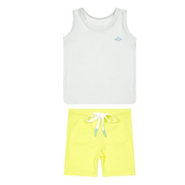 Crew Swim Yellow Pier 13 Boy Swim Tank Set