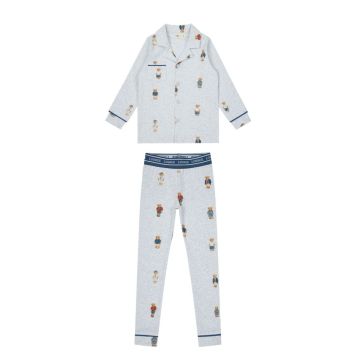 Crew Lounge Grey/Blue Crew Bear Grandpa Set