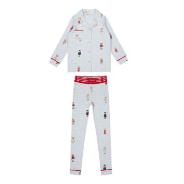 Crew Lounge Grey/Pink Crew Bear Grandpa Set
