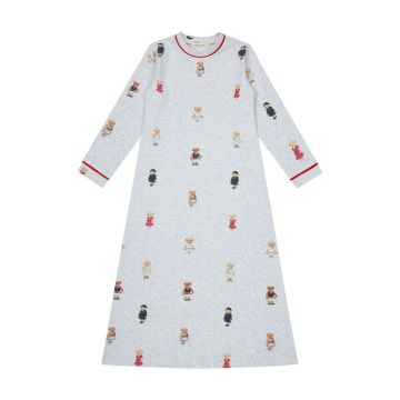 Crew Lounge Grey/Pink Teddy Nightgown