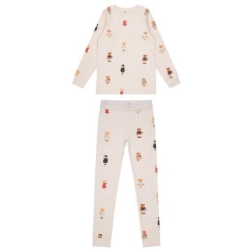 Crew Lounge Light Pink Teddy Crewneck Set