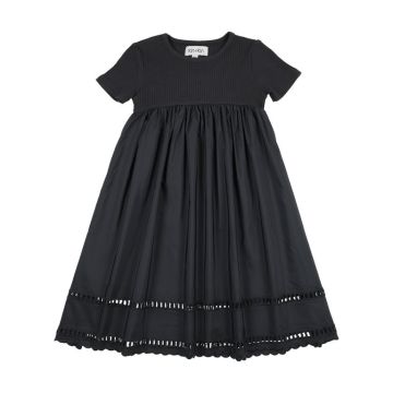 Kin+Kin MIXED MEDIA SHORT SLEEVE ROBE