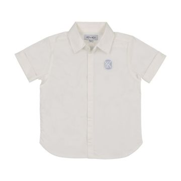 Kin+Kin BOY'S SHABBOS SHIRT W/ APPLIQUE