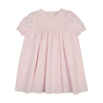 Kin+Kin STITCHED DOWN COLLAR SHORT SLEEVE DRESS