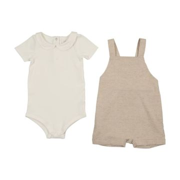 Kin+Kin BABY OVERALL + ONESIE SET