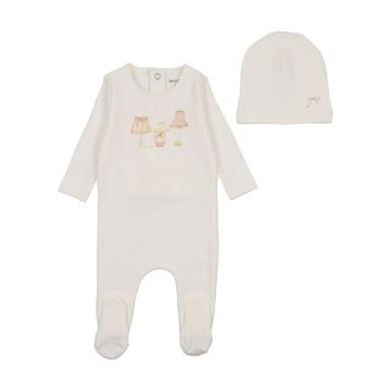 Bee & Dee Shades of Baby Footie with Beanie