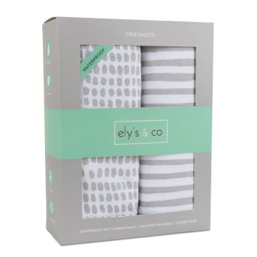 Ely's & Co Waterproof Changing Pad Cover Set