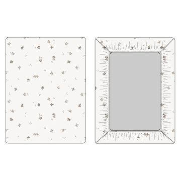 Kipp Stone Bud Fitted Crib Sheet