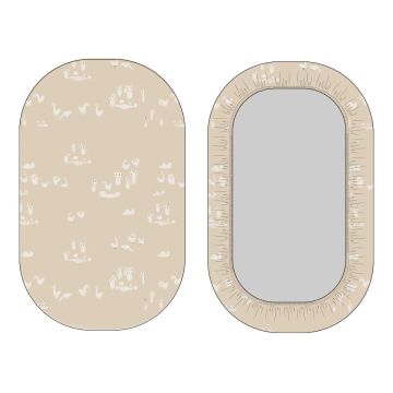 Kipp Duck Fitted Bassinet Sheet Natural