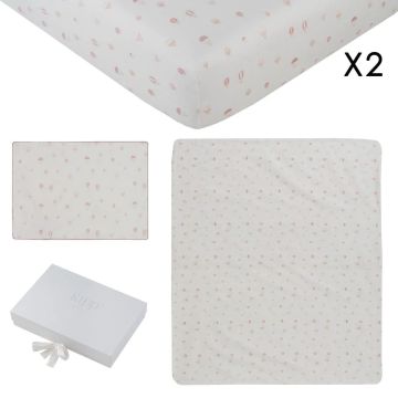Kipp Hot Air Balloon Linen Set Pink