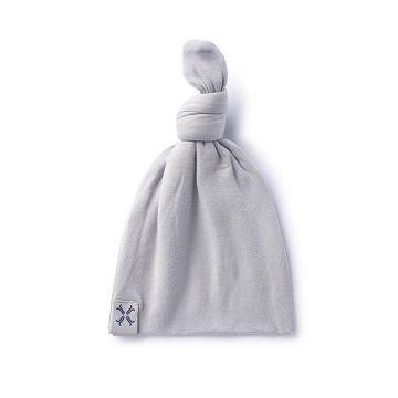 Jacqueline & Jac Knot Beanie Silver