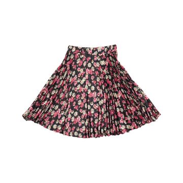 Christina Rhode Black Floral Skirt 2201-122