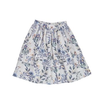 Christina Rhode Blue Floral Skirt No. 2205 18