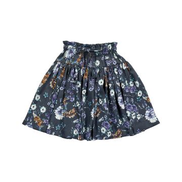 Christina Rhode Blue Floral Skirt 2231-103