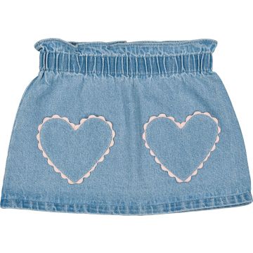 Louis Louise Teacher Denim Skirt Light Blue