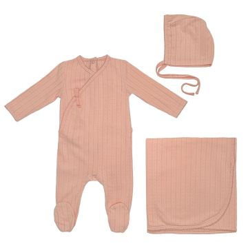 Bunny Love Pointelle Layette Set