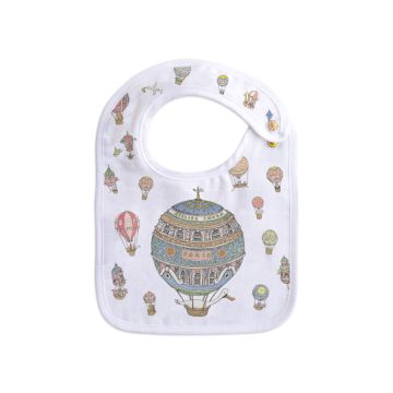 atelier choux hot air balloons small bib