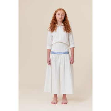 Soir Evelyn skirt white