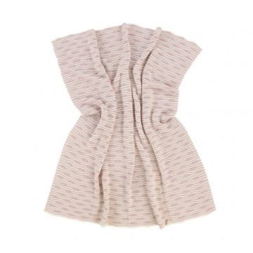 Boxed Designed Knit Blanket In Blush