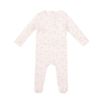 Mini Label Farmhouse Print Footie