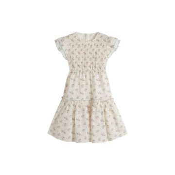 Cera Una Volta Ester Dress Cream Flower