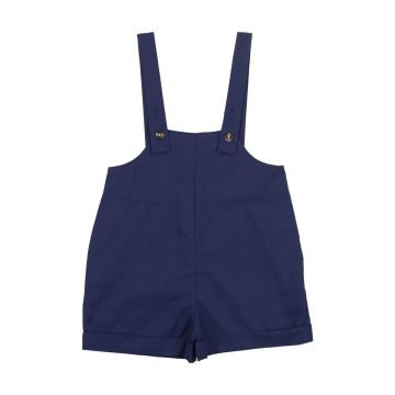 Sweet Threads Franklin Romper Cobalt Blue