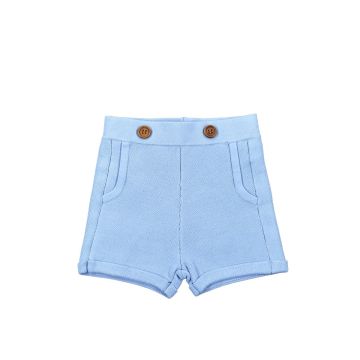 Sweet Threads Ace Shorts Knit Soft Light Blue