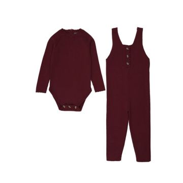 Sweet Threads ACE ROMPER SET BERRY