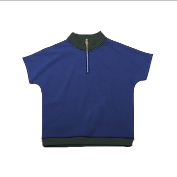 Bopop Color Block Top Royal Blue/Hunter Green