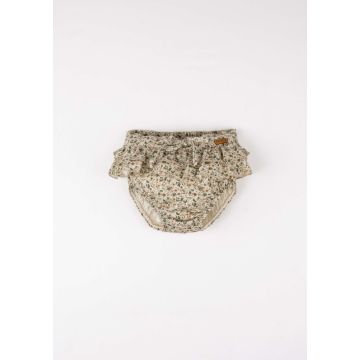 Popelin Floral Print Double Frill Culotte