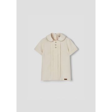 Popelin Shirt with Central Panel