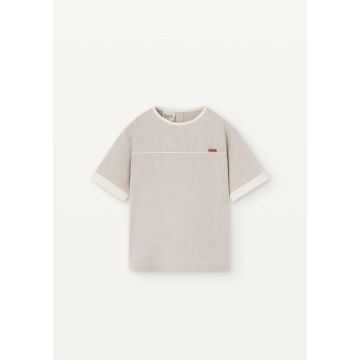 Popelin Sand Yoke Shirt