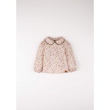 Popelin Pink Floral Shirt
