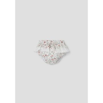 Popeli Poppy Pattern Culotte with Double Frill