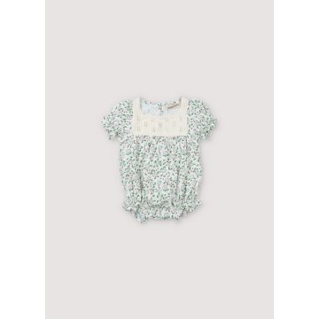 The New Society Tanatos Baby Romper Jasmine Flowers Print